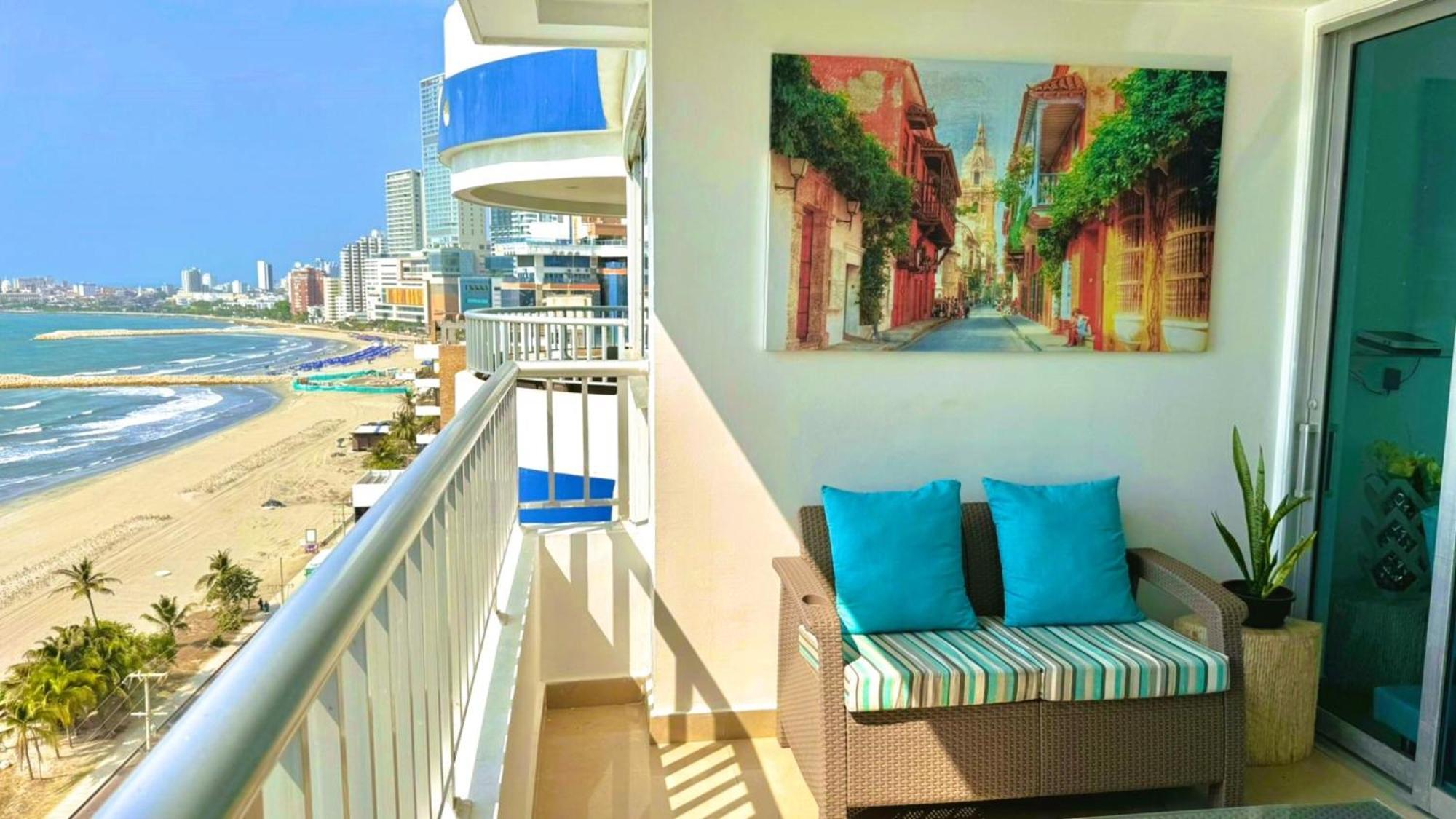 Apartamentos Palmetto - Frente Al Mar Cartagena Kamer foto
