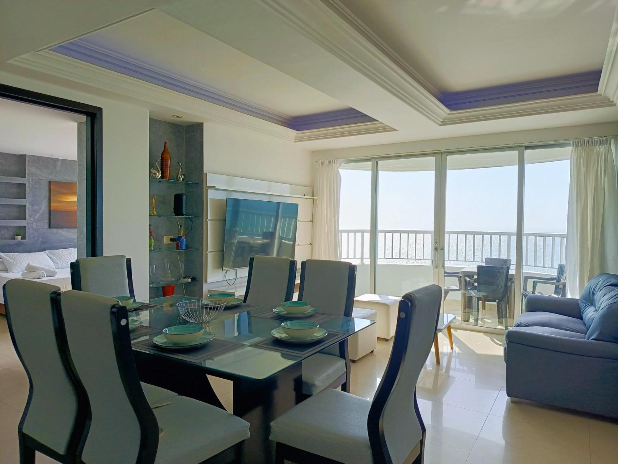 Apartamentos Palmetto - Frente Al Mar Cartagena Kamer foto